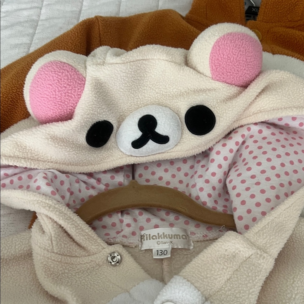 Bundles SAZAC Rilakkuma
Kids Costume
Kigurumi Fleece
Cosplay 130 Brown,beige - Picture 17 of 17